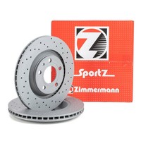 Zimmermann Sport Bremsscheiben Satz Ø 300Mm FüR Audi S4 (8E B6 B7) 1KE/S4 Hinten