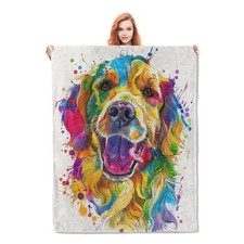 Golden Retriever Dog Blanket Gifts for Women Girls Soft Warm Lightweight Cozy...
