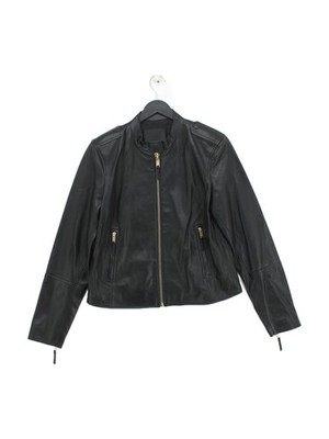 Massimo Dutti Motorradjacke Jacke schwarz