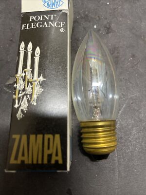 ZAMPA POINT ELEGANCE 60 WATT RAINBOW FINISH STANDARD BASE 25 PCS MADE IN BELGIUM