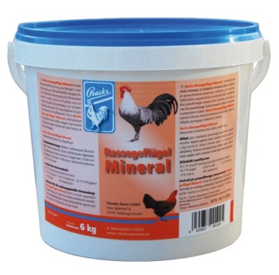 Rassegeflügel Mineral Mineral- und Spurenelementemischung ( Backs) 6 kg