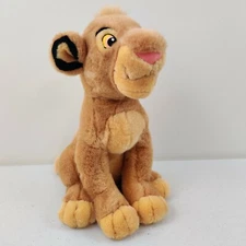 Disney Store The Lion King Young Simba Plush 14" Tall