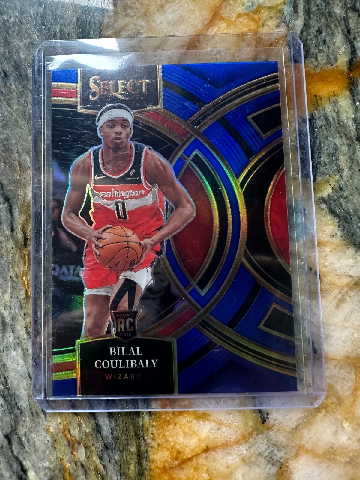 2023-24 Panini Select - Premier Level Bilal Coulibaly #131 Blue Prizm (RC)