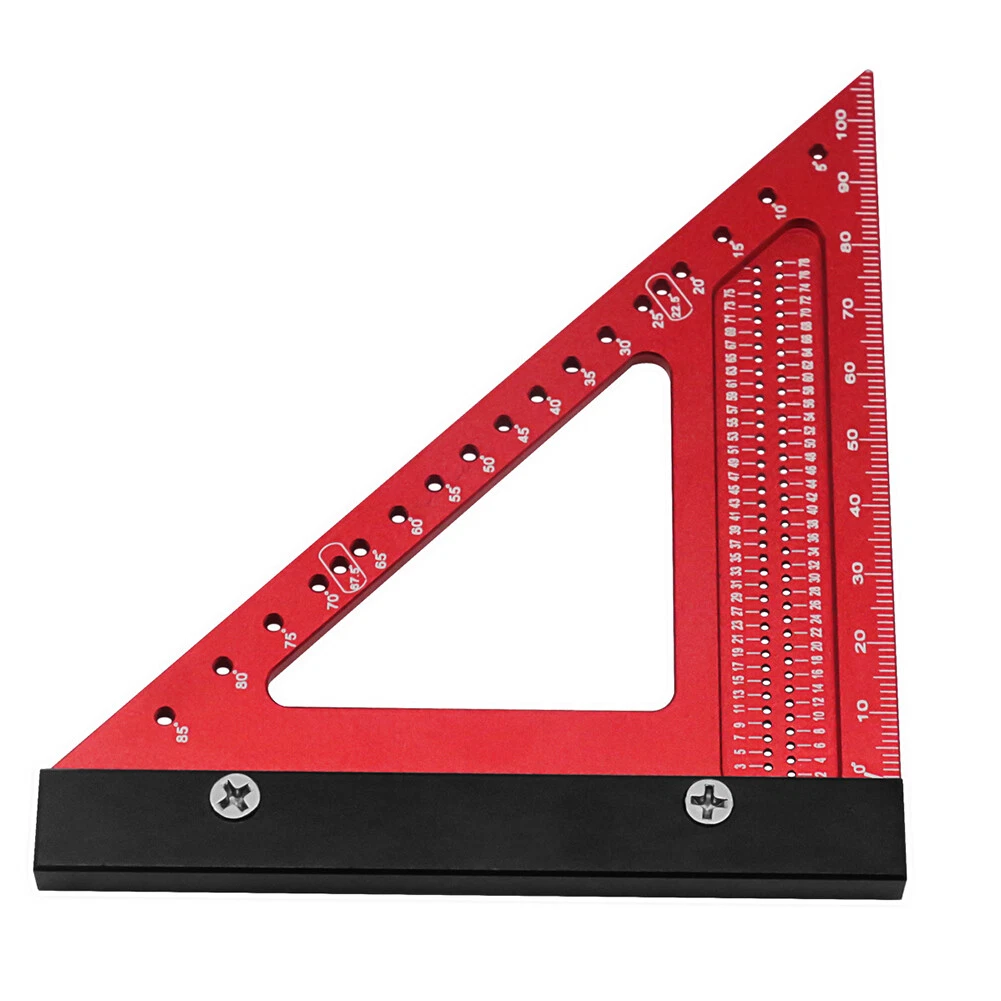 Triangle Ruler Cross calibration Ruler Portable Protractor Layout