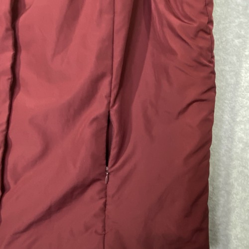 Target Merona Chaleco Chaqueta Mujer 24W/26W Granate Cremallera Completa Frontal Bolsillos con Cremallera - Imagen 11 de 13