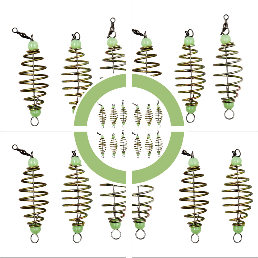 cage feeder basket holder lure fish accessories 24PCS Coarse Lure Feeder Carp Feeder Basket Holder Carp Coarse Fishing  Feeders