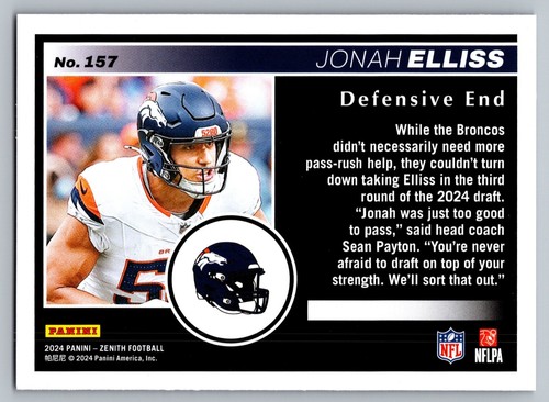 2024 Panini Zenith Football Retail Base 1-200 Pick your card - Picture 249 of 277