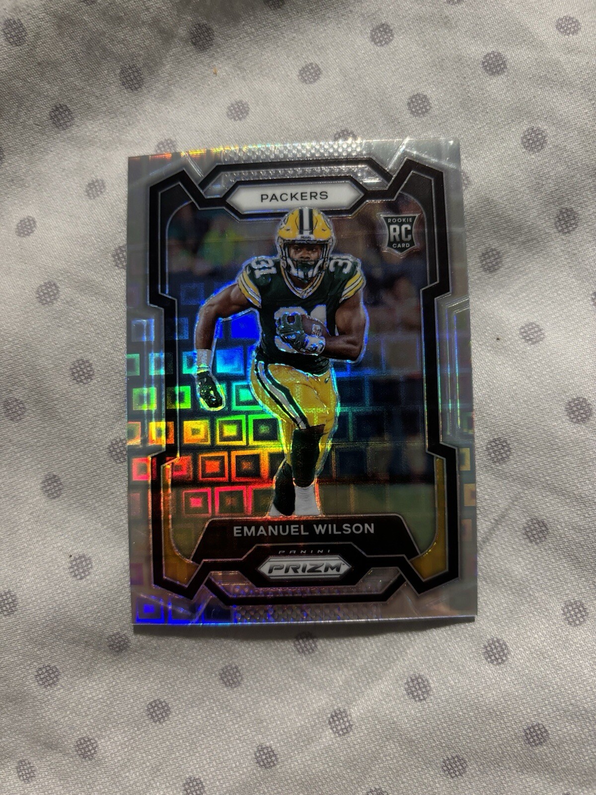 2023 Panini Prizm Football Pandora Prizm Emanuel Wilson Rookie Card /400