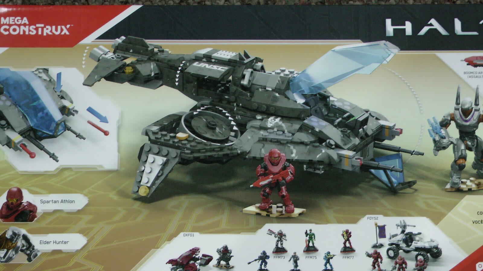 mega construx halo 5 warzone wasp strike building set