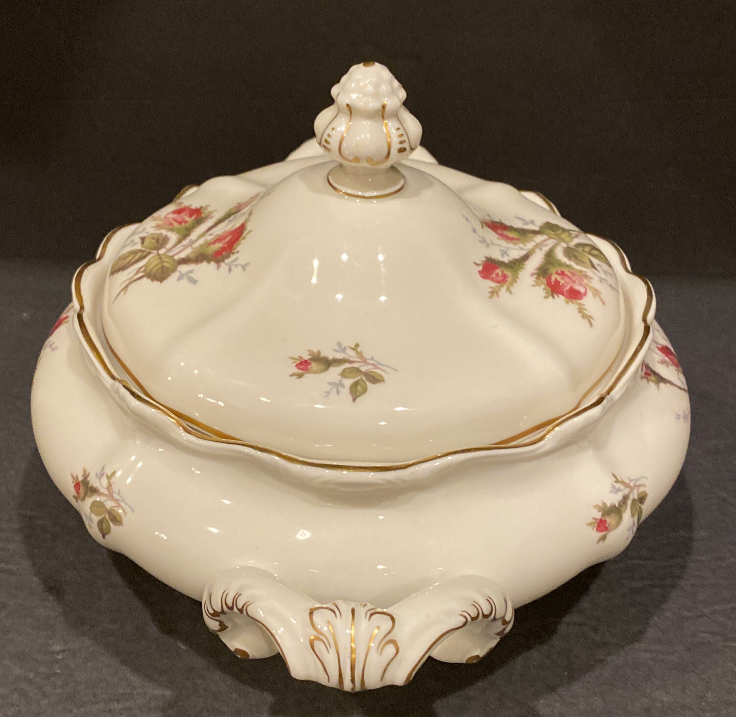 Rosenthal Pompadour Covered Vegetable Bowl Tureen 11” Long Vintage China