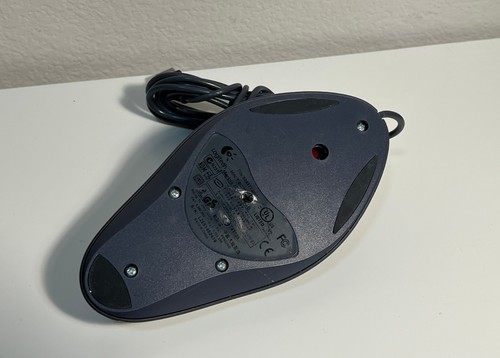 Logitech Trackman USB Red Marble Trackball Mouse T-BC21 - Picture 2 of 6