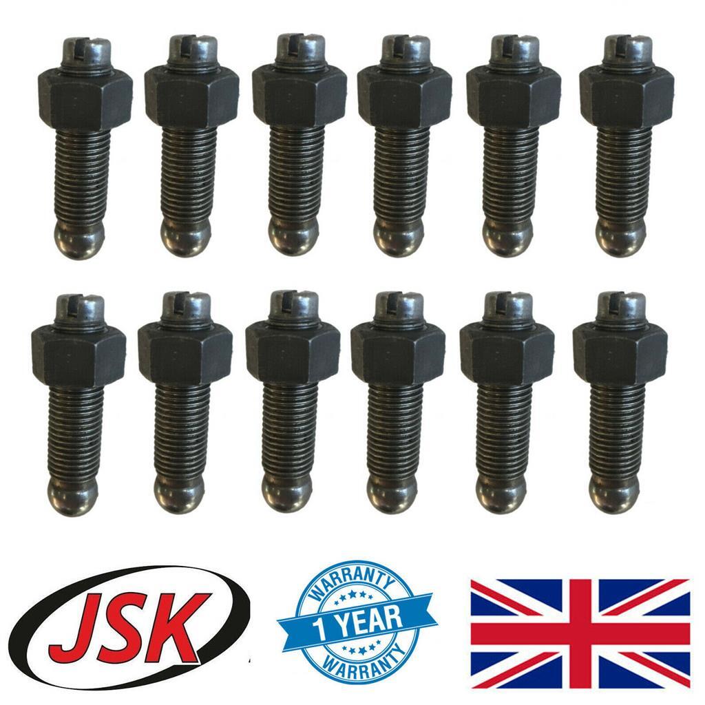 12pc Rocker Arm Adjuster Slotted Screw for Cummins 3.9 5.9 12pc Rocker Arm Adjuster Slotted Screw for Cummins 3.9 5.9