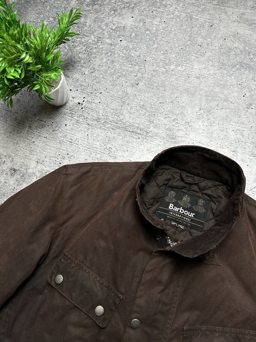 Vintage Barbour International Duke Wax Hunting Beaufort Waterproof Jacket Size M - Picture 5 of 12