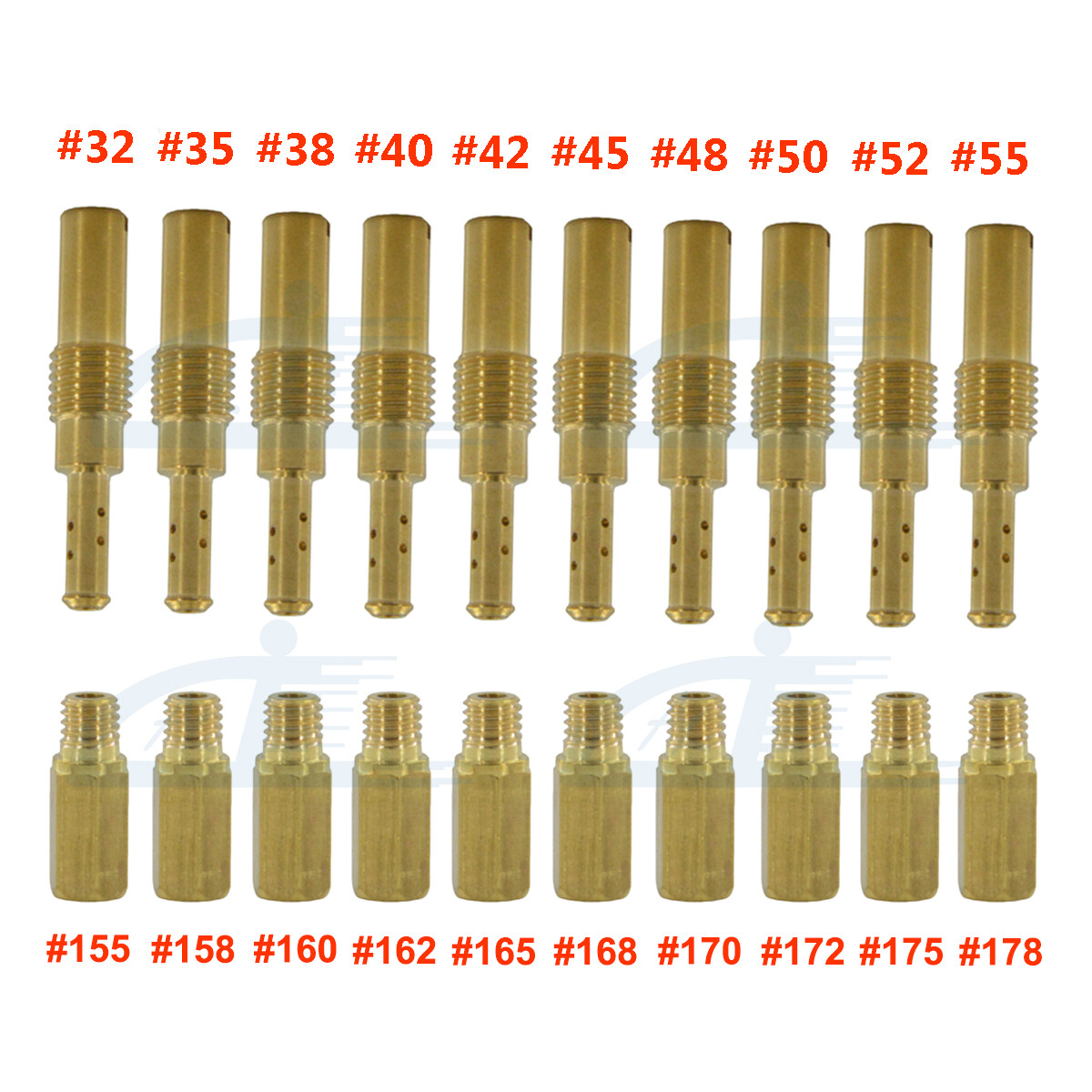 40x Carburetor Main Jet Slow Pilot Jet for PWK CVK PE PJ Keihin