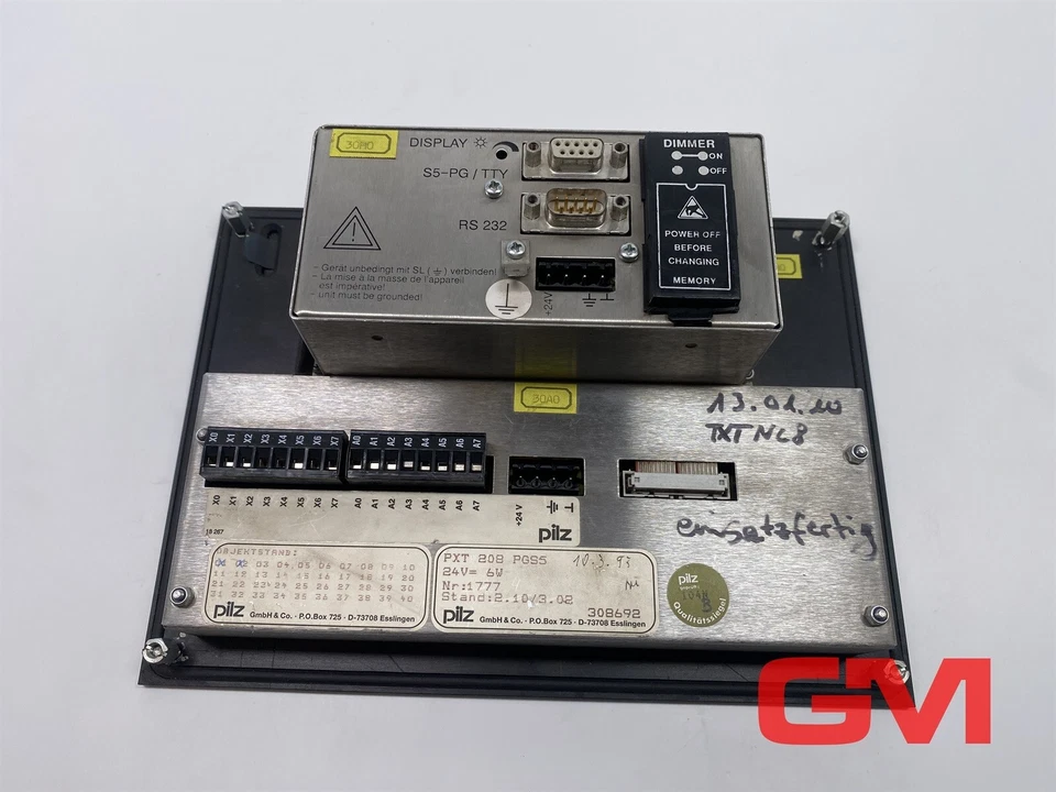 Pilz Bedienpanel PXT 208 PGS5 operator panel 308692 24VDC 6W Stand 2.10/3.02 - Bild 3 von 4