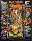 IRON MAIDEN LEGACY OF THE BEAST Pro - Stern Pinball FLYER - Box Shipped — photo 2