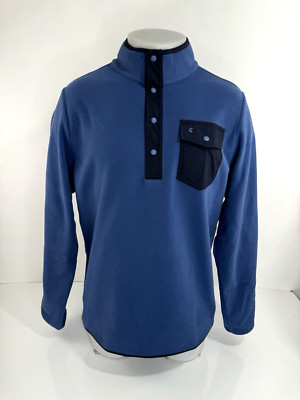 CRIQUET Austin - NEW w TAG - Fleece Pullover Snap Embroidered Logo M Jacket