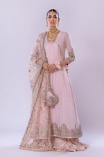 Bollywood-Style Pakistani Chiffon Sharara Suit for Formals Weddings