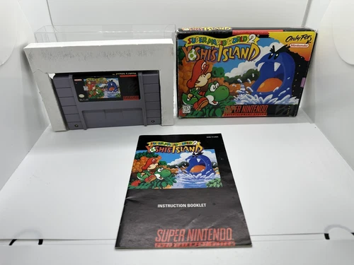 Super Mario World 2: Yoshi's Island SNES 1995 Super Nintendo Complete CIB