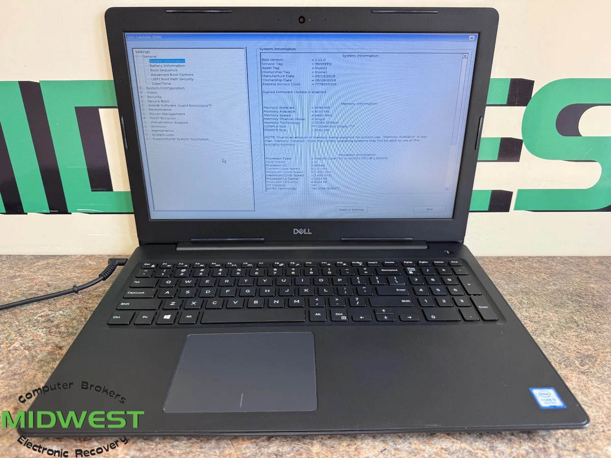 Dell Intel Core i5 8th Gen. HDD (Hard Disk Drive) PC Laptops