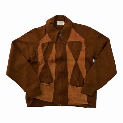 トップス 50s 60s virgin orlon acrylic cardigan Vintage 60s 100% Virgin Orlon Acrylic Zip Cardigan Sweater