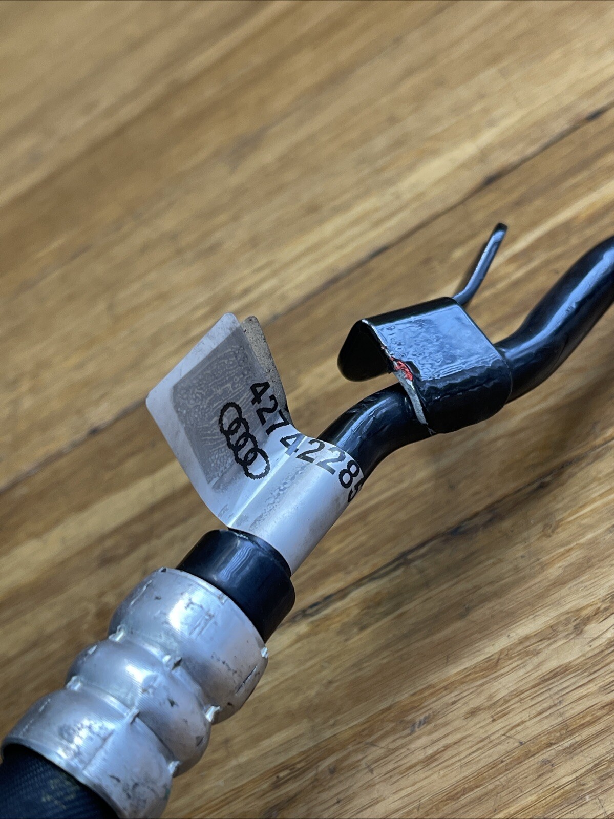 2014-2015 Audi R8 42 Spyder Power Steering Oil ReTurn Vacuum Hose Line Pipe OEM