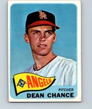1965 TOPPS BASEBALL #140 DEAN CHANCE        MID GRADE  ES