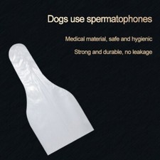 100X Dog Semen Collection Disposable Sheaths for Artificial Insemination Breed
