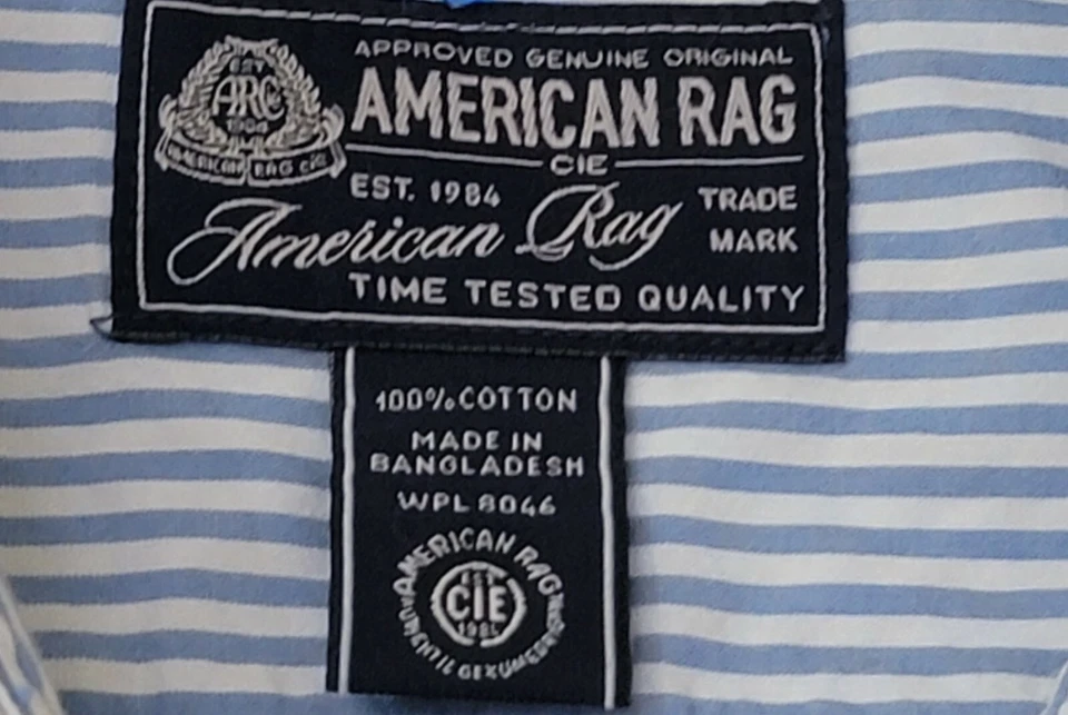 Camisa American Rag Cie, algodón 100 % para hombre Foto 4 de 4