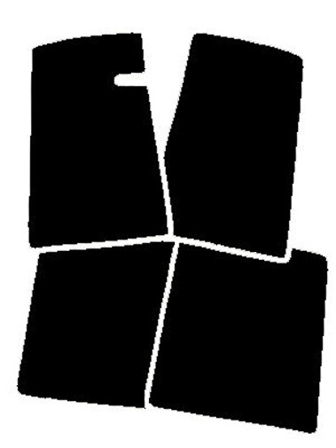 Tapis de sol en velours noir pour Peugeot 504 Cabriolet habitacle d'origine