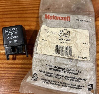 A/C Condenser Fan Motor Relay-Relay Assembly Cooling Fan  