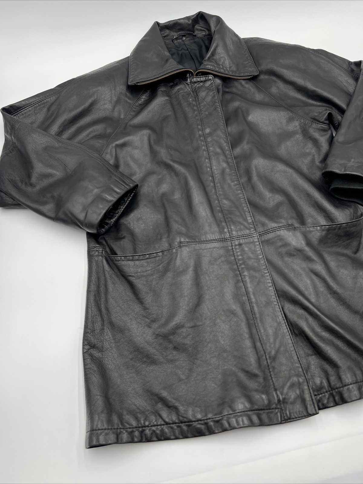 Vintage Hein Gericke Motorcycle Jacket Size 36 Black Echt Leder EU Moto