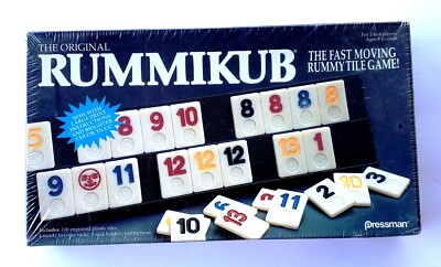 1990 Factory Sealed Original Rummikub Tile Game Pressman Edition Rummy Cube NEW