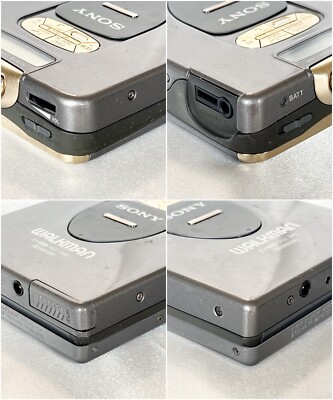 SONY WM-FX1 1994 Gray/Gold Radio WalkmanCassette Player Made