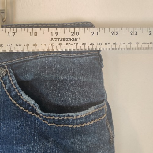 Silver Denim Jeans Women 24 Solid Blue Suki Slim Fit Bootcut - Bild 4 von 12