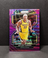 2021-22 Panini Prizm #175 MYLES TURNER Purple Wave Prizm Indiana Pacers