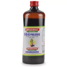 Baidyanath Vidangasava 450ml, Herbal Ayurvedic Stomach Wellness