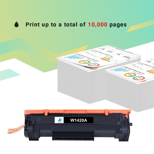 XXL Toner HP 142A W1420A 142X W1420X LaserJet MFP M139w M140w M110w M140 w - Afbeelding 7 van 9