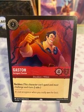 Disney Lorcana: Gaston Arrogant Hunter 110/204 HOLO FOIL
