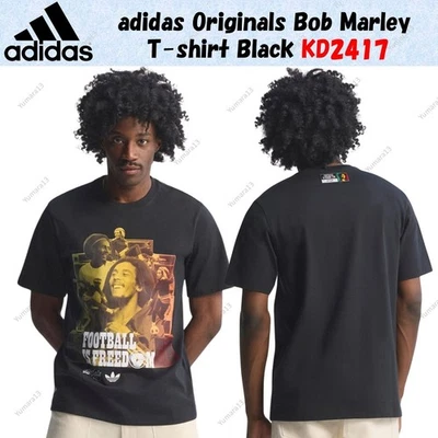 T-shirt adidas Originals Bob Marley noir KD2417 taille Japon - Photo 1/4