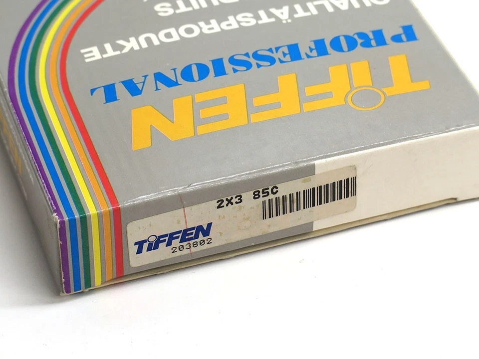 Tiffen 2x3" 85C color conversion lens filter 5500K to 3800K warming 2385C - Image 2 of 4