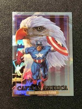 Captain America 2024 Skybox Marvel Masterpieces ’92 Platinum #16 Holofoil
