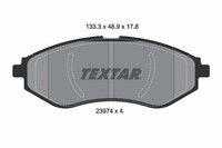 Bremsbelagsatz Scheibenbremse Vorne Textar 2397401 FÜR Chevrolet Daewoo