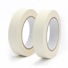 Masking Tape 1 Inch X 55 Yards X 2 1 Inch X 55 Yards,2 Rolls, Beige White
