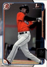 2015 Bowman Draft #161 Isaiah White Miami Marlins
