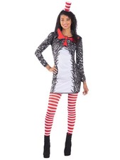 Smiffys Dr Seuss Cat in the Hat Ladies Costume L - UK Size 16-18