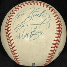 2000s Minnesota Twins Multi Signed Roml Baseball David Ortiz Tori Hunter Gtp