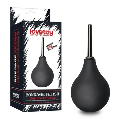 LOVETOY Peretta per Clistere con Pompetta per Lavaggio Intimo Doccia Lavanda Anale Toys