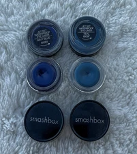 2X Smashbox Jet Set Waterproof Eye Liner in TEAL & NAVY BLUE 0.12oz./3.4g BN