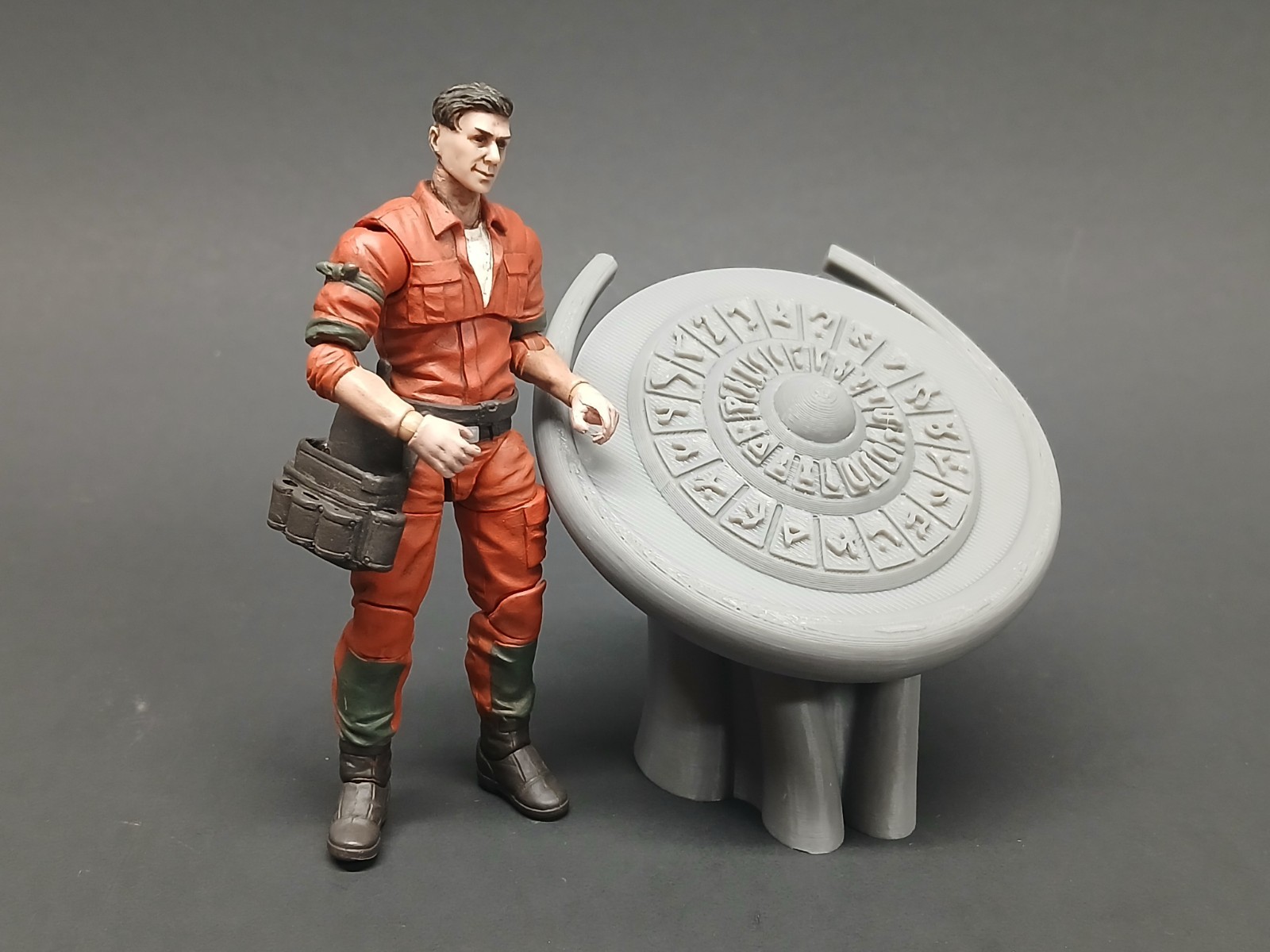 Custom 3d print STARGATE DHD DIAL HOME DEVICE 1:18 scale figure diorama ...